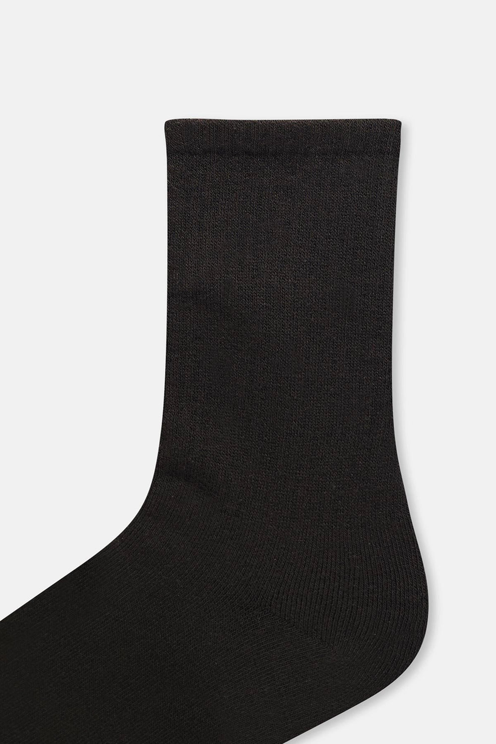 Siyah Kadın Pamuklu Havlu Spor Çorap