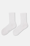 Beyaz Kadın Coolmax Spor Çorap