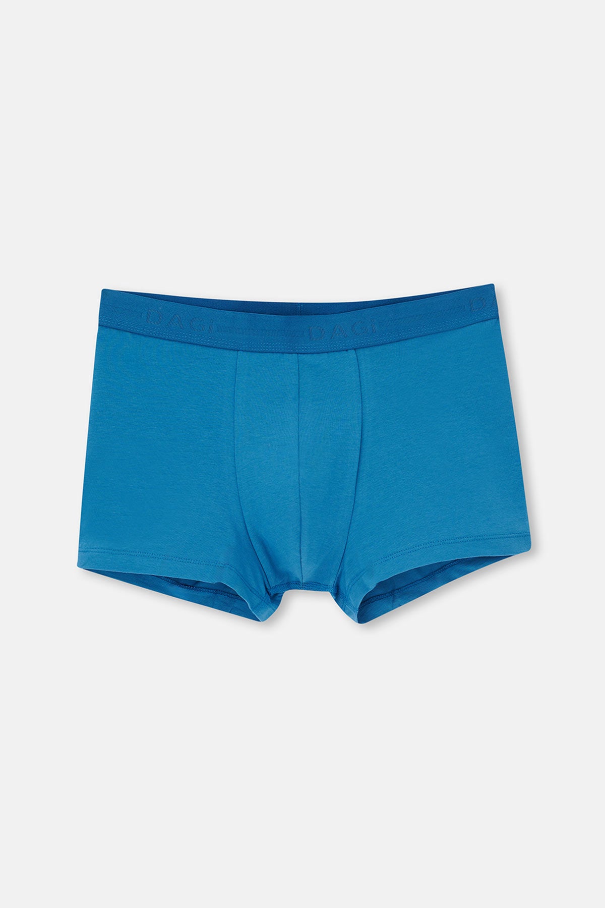 Mavi-Siyah 5210 3'lü Desenli Pamuk Boxer