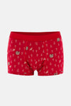 Kırmızı 4210 Desenli Micro Modal Boxer