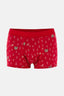 Kırmızı 4210 Desenli Micro Modal Boxer