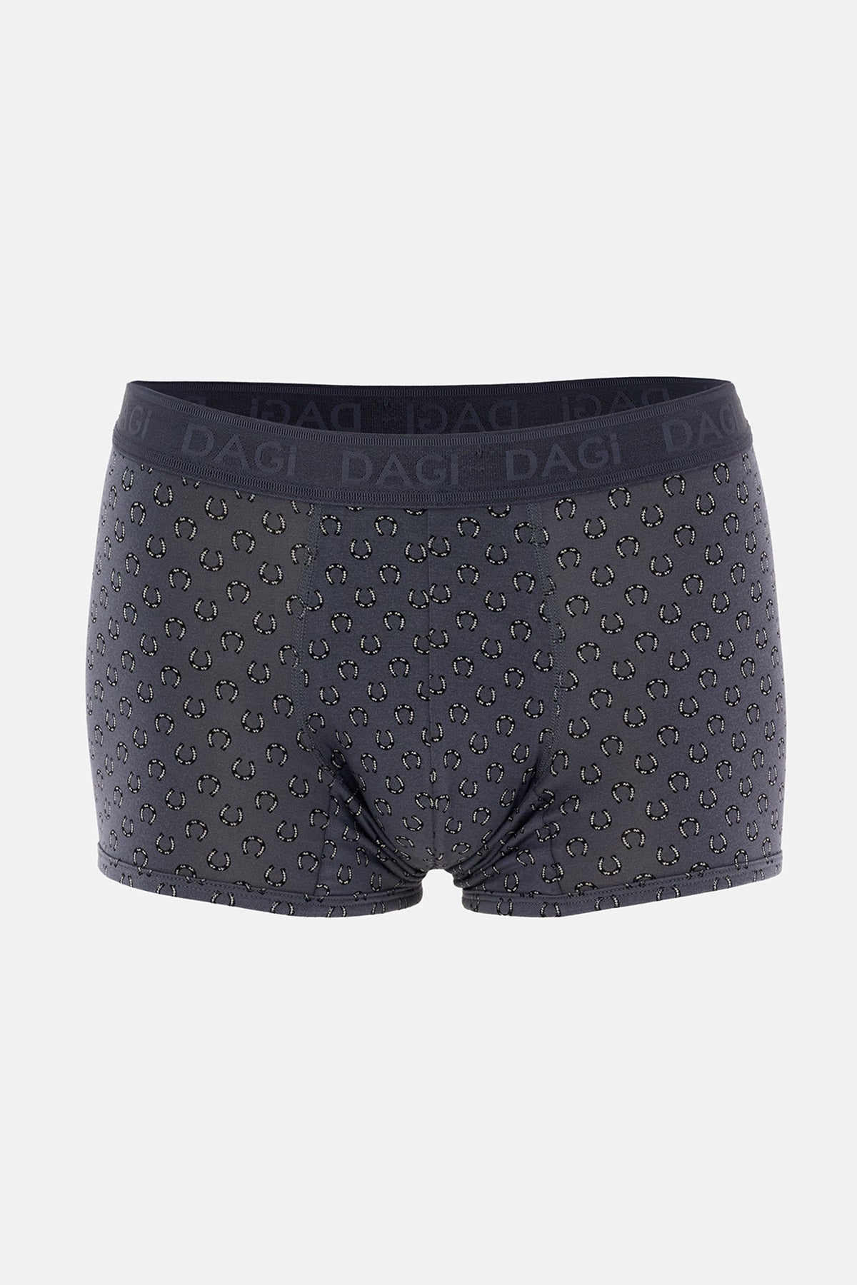 Gri-Siyah 2'li Desenli Micro Modal Boxer
