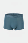 Mavi 3'lü Desenli Micro Modal Boxer