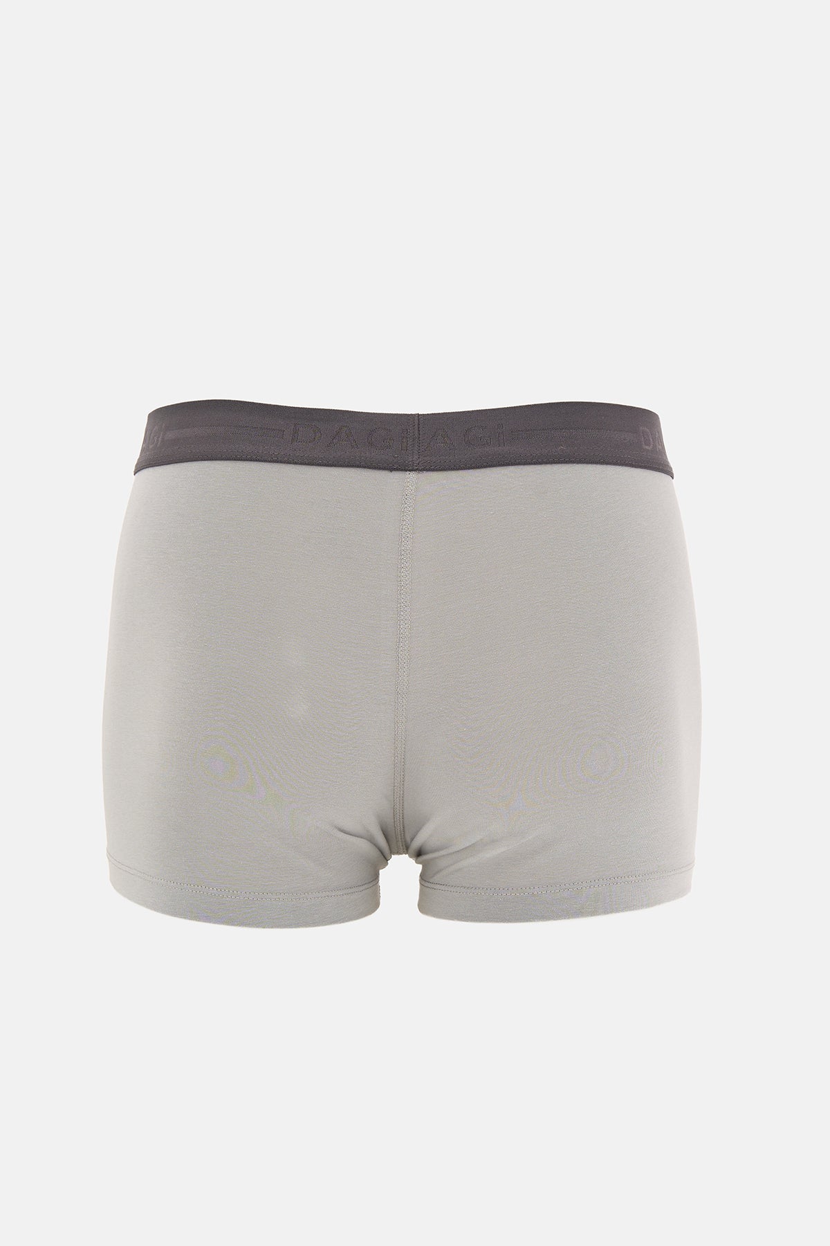Gri 3'lü Düz Pamuk Boxer