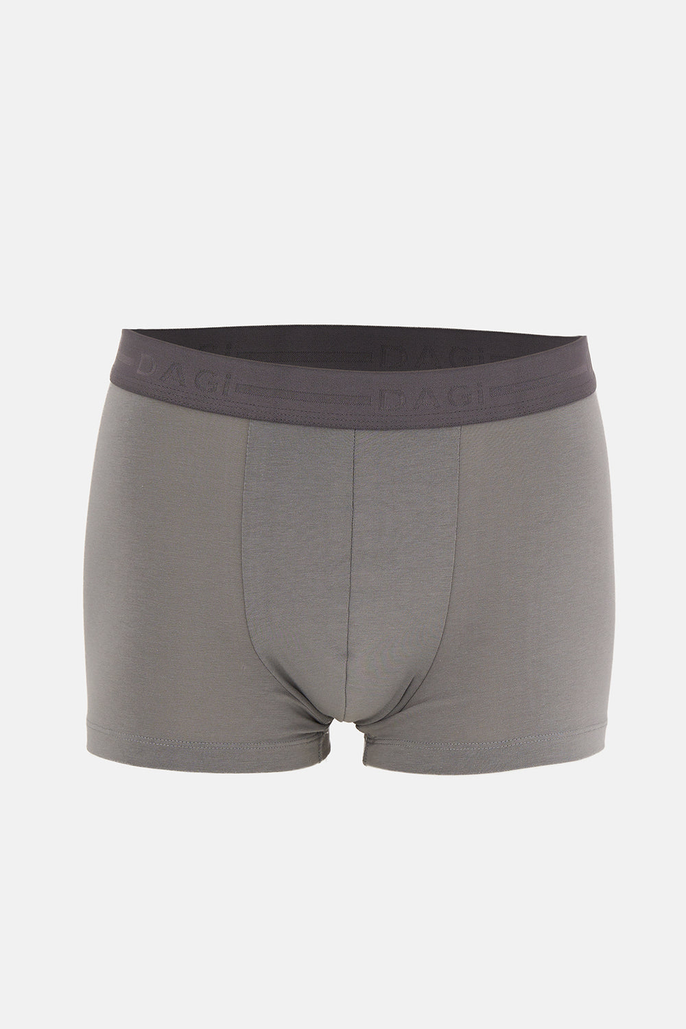 Gri 3'lü Düz Pamuk Boxer