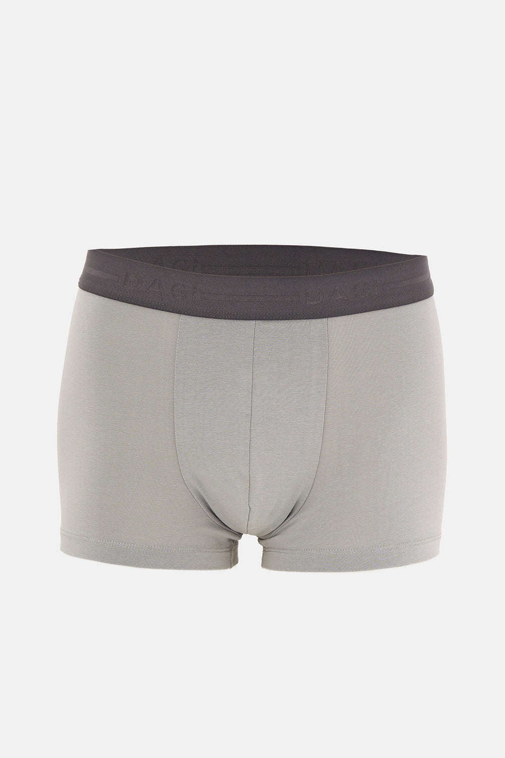 Gri 3'lü Düz Pamuk Boxer