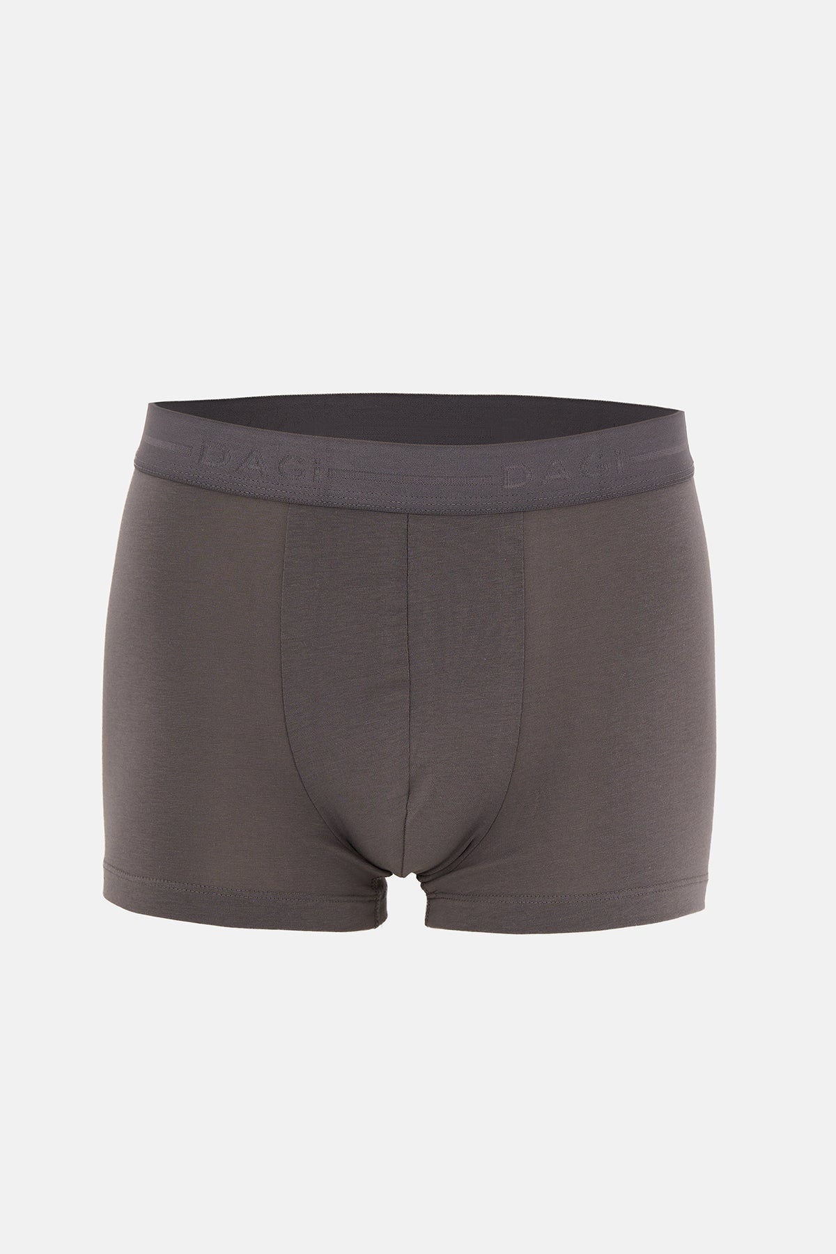 Gri 3'lü Düz Pamuk Boxer