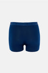 Lacivert-Mavi Düz Micro Modal Boxer