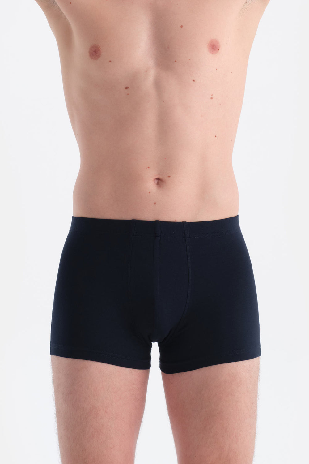 Lacivert Düz Micro Modal Boxer
