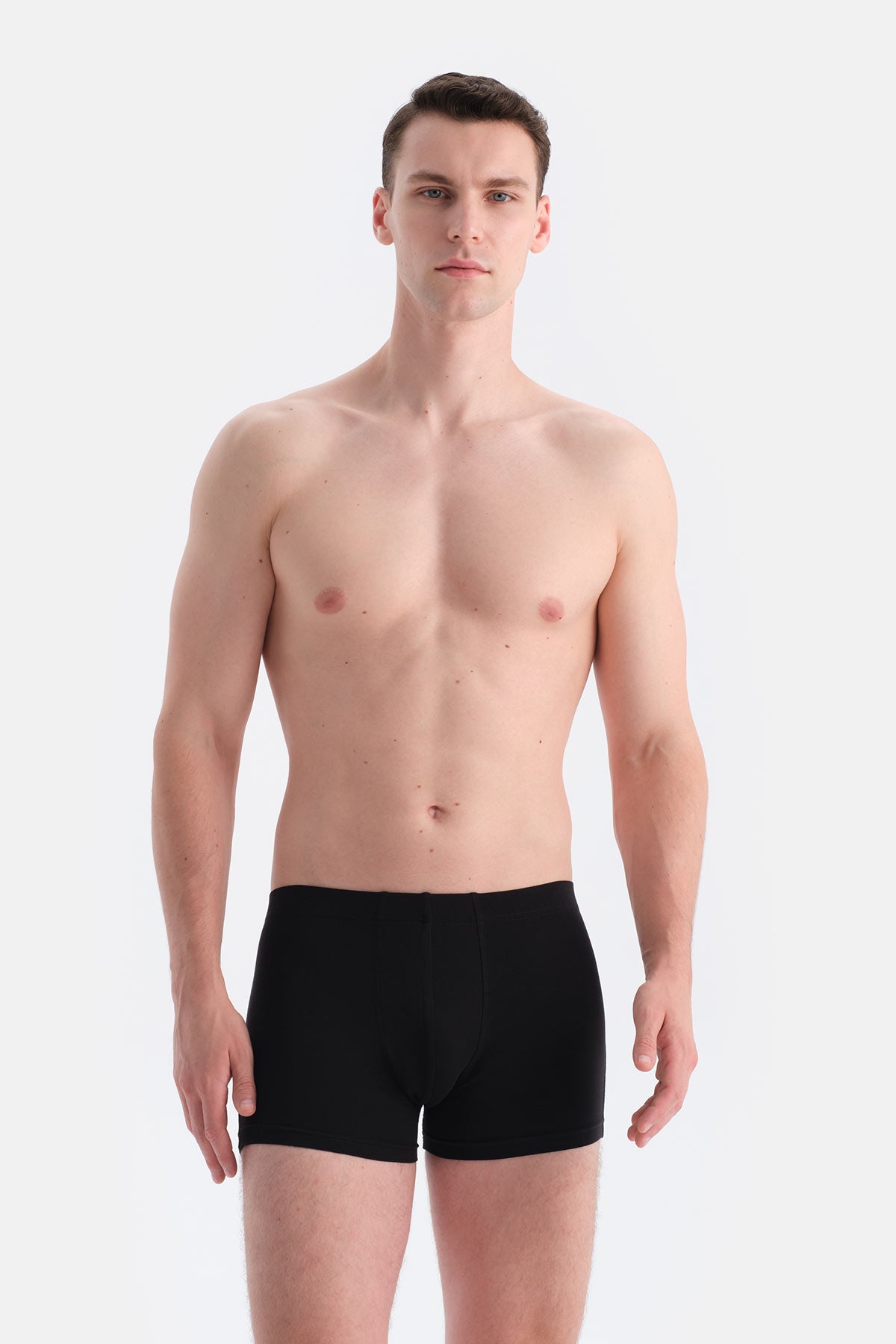 Siyah Düz Micro Modal Boxer