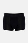 Siyah Travel Düz Micro Modal Boxer