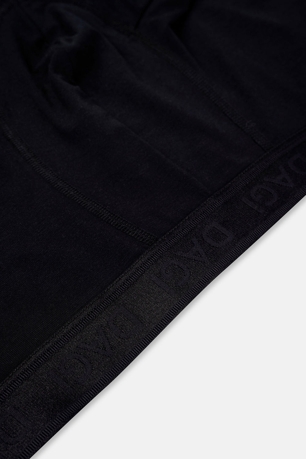 Siyah Travel Düz Micro Modal Boxer