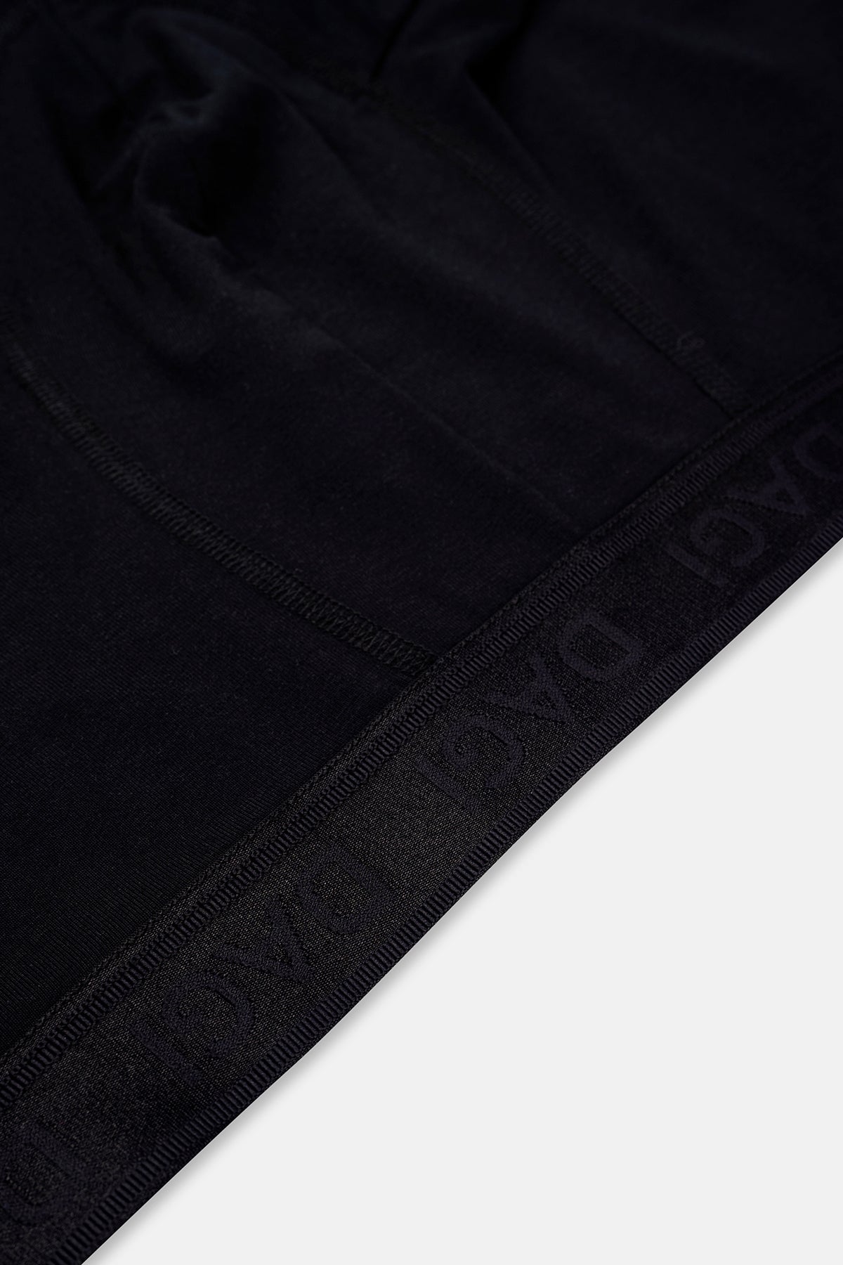 Siyah Travel Düz Micro Modal Boxer