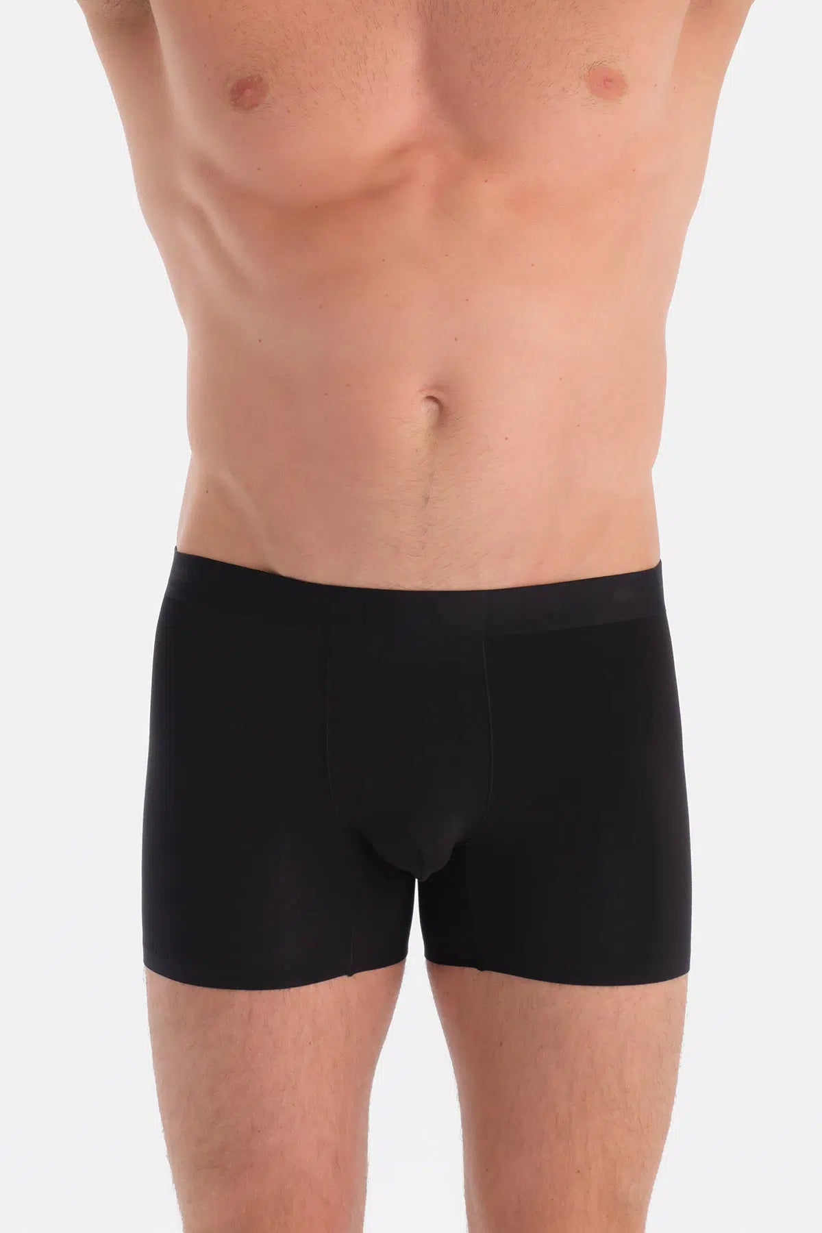 Siyah Düz Micro Modal Boxer