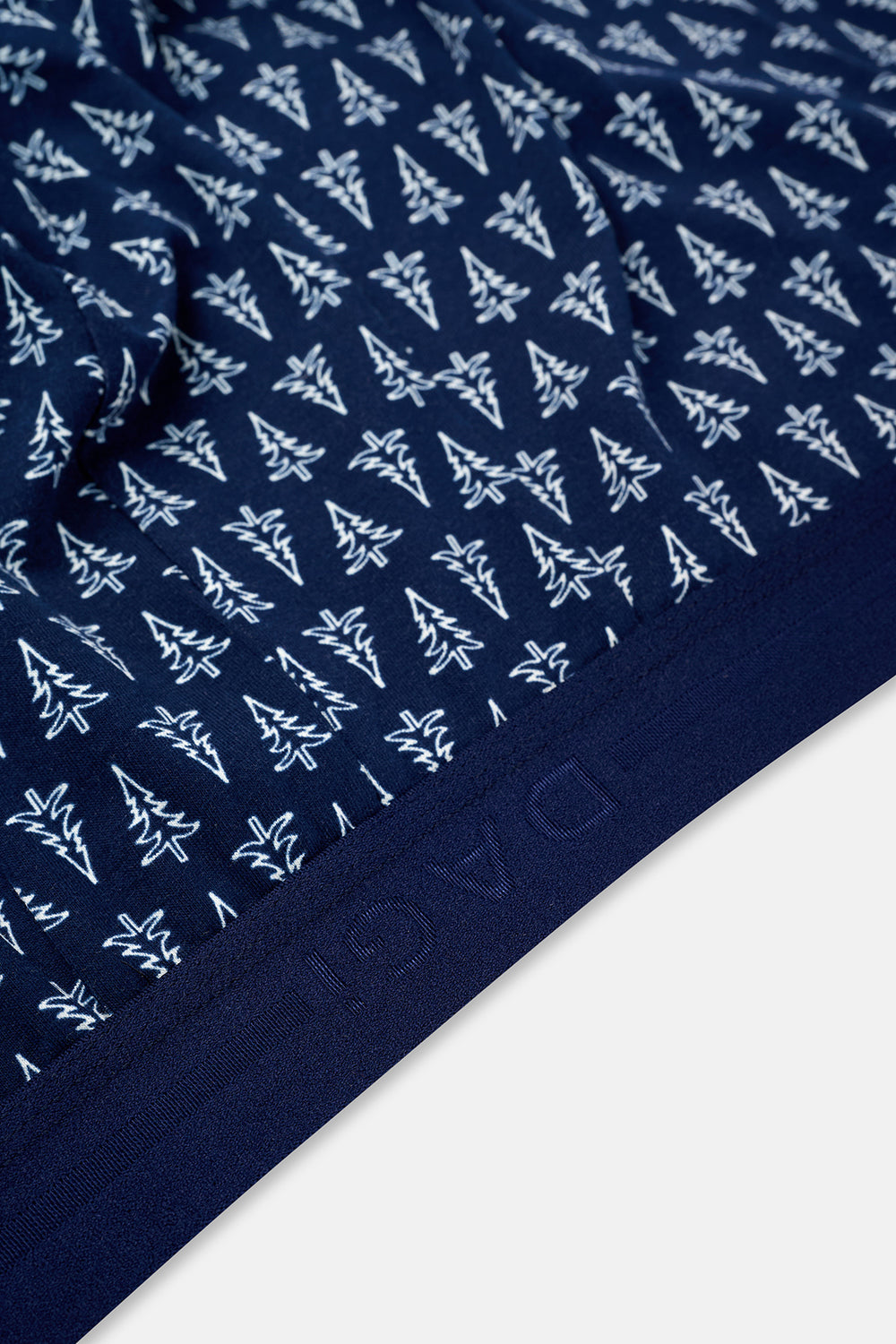 Koyu Mavi 5210 Desenli Pamuk Boxer