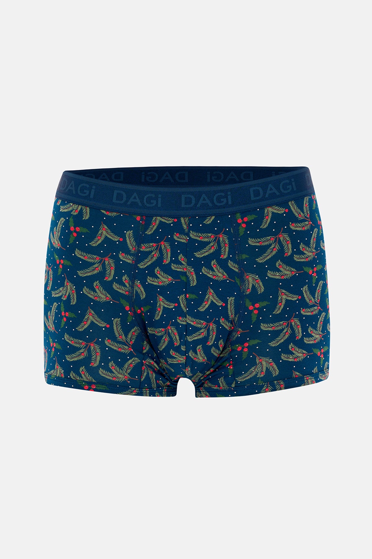 Koyu Indigo 4210 Desenli Micro Modal Boxer