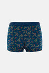 Koyu Indigo 4210 Desenli Micro Modal Boxer