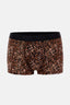 Kahverengi 4210 Desenli Micro Modal Boxer