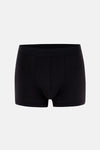Siyah 2'li Desenli Pamuk Boxer