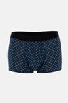 Lacivert-Siyah 4210 Desenli Micro Modal Boxer