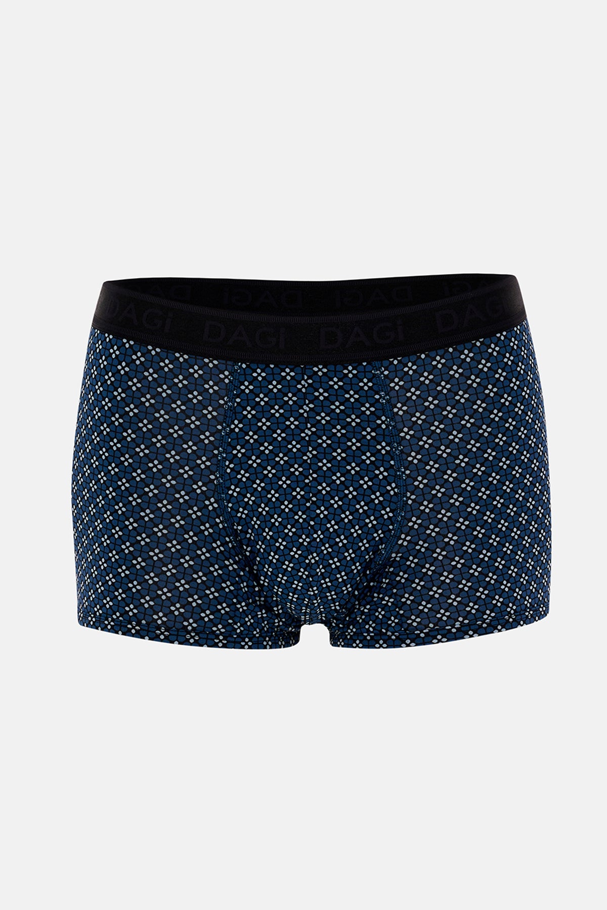 Lacivert-Siyah 4210 Desenli Micro Modal Boxer