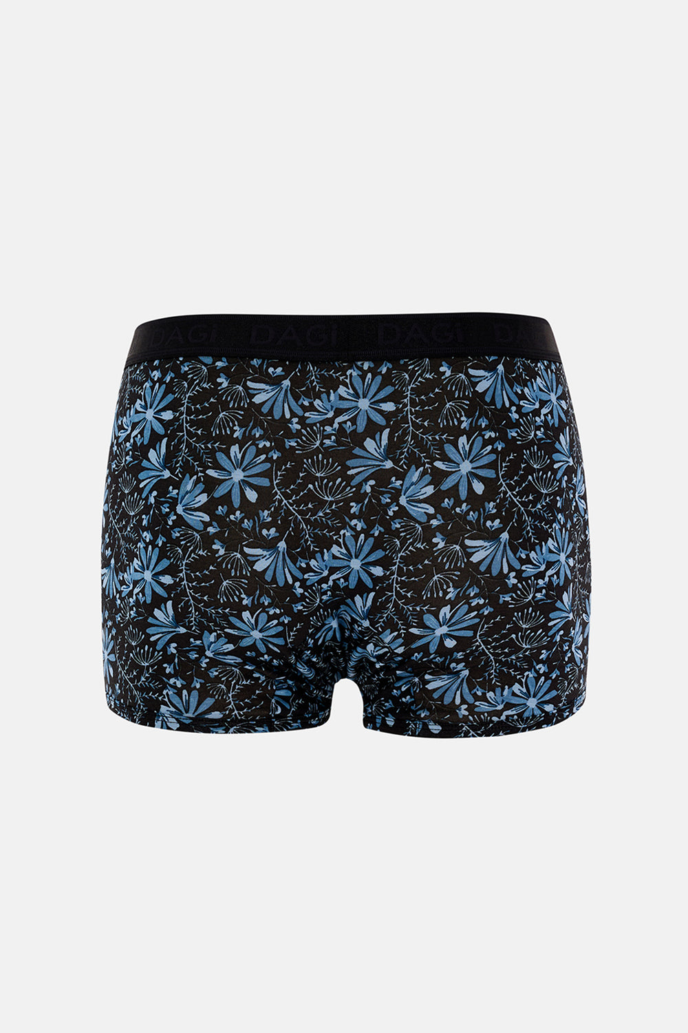 Mavi-Siyah 4210 3'lü Desenli Micro Modal Boxer