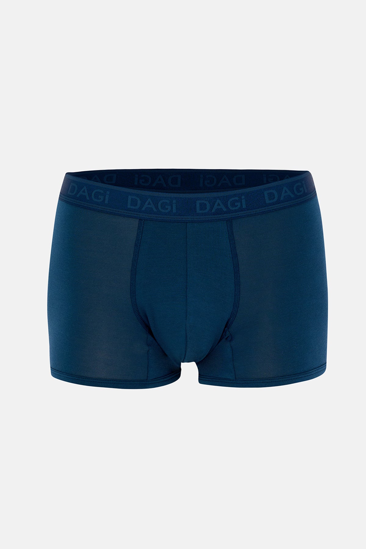 Hardal-Koyu Mavi 4210 3'lü Desenli Micro Modal Boxer