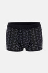 Siyah 4210 Desenli Micro Modal Boxer