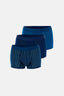 Lacivert 3'lu Desenli Micro Modal Boxer
