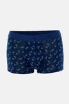 Lacivert-Mavi 4210 3'lü Desenli Micro Modal Boxer