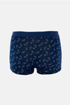 Lacivert-Mavi 4210 3'lü Desenli Micro Modal Boxer
