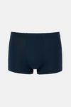 Beyaz-Lacivert Düz Micro Modal Boxer