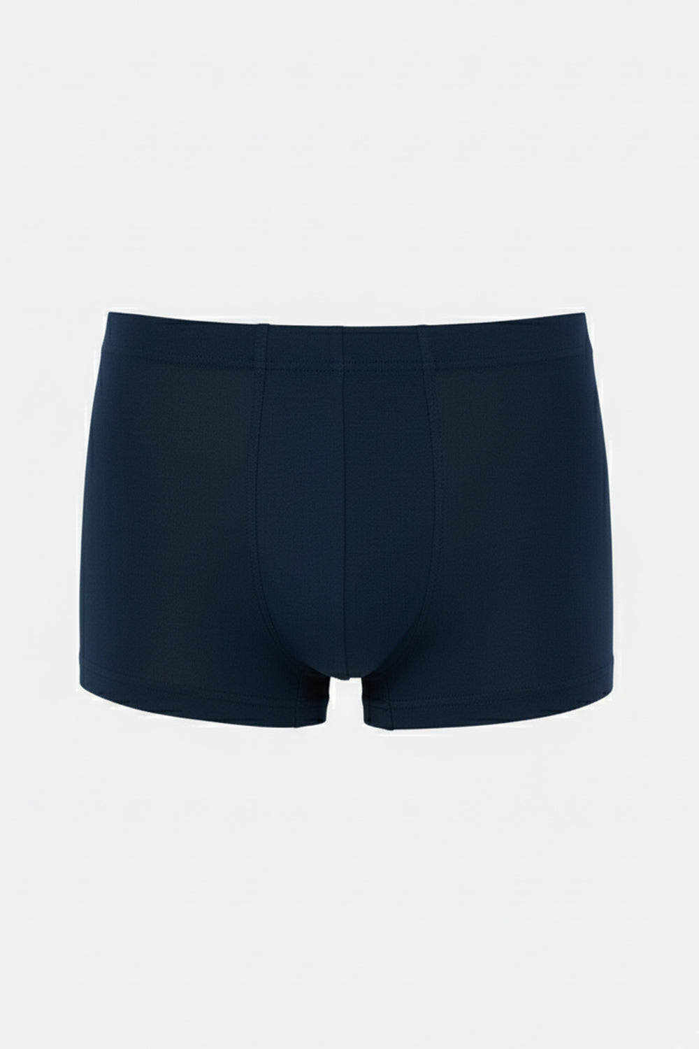 Beyaz-Lacivert Düz Micro Modal Boxer
