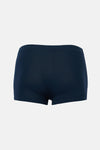 Beyaz-Lacivert Düz Micro Modal Boxer