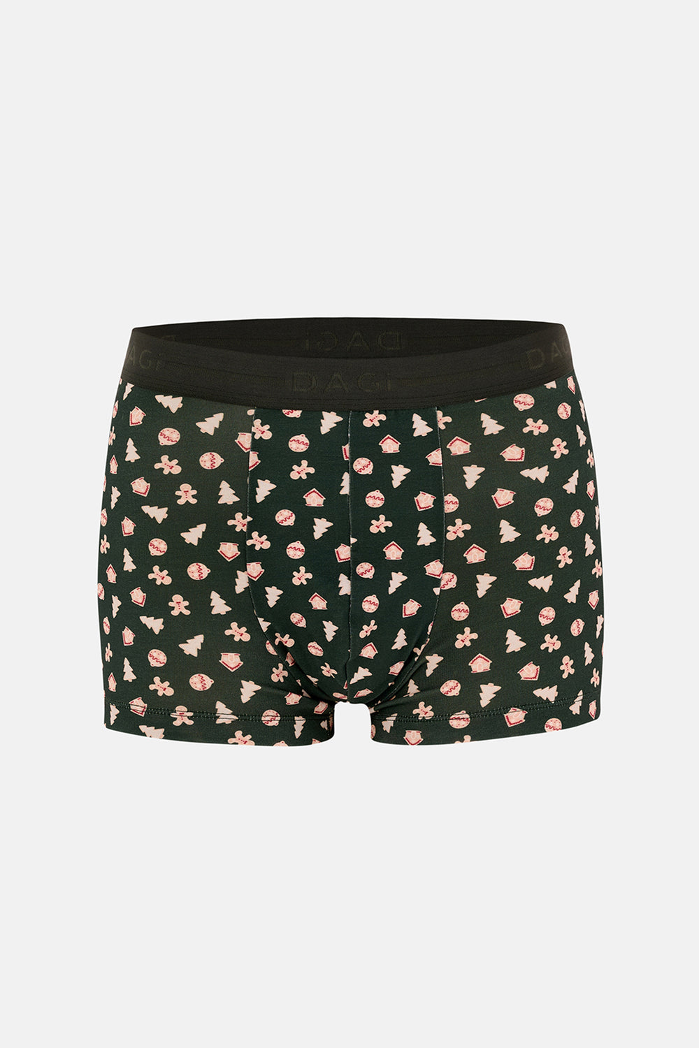 Kırmızı-Yeşil 5210 2'li Desenli Pamuk Boxer