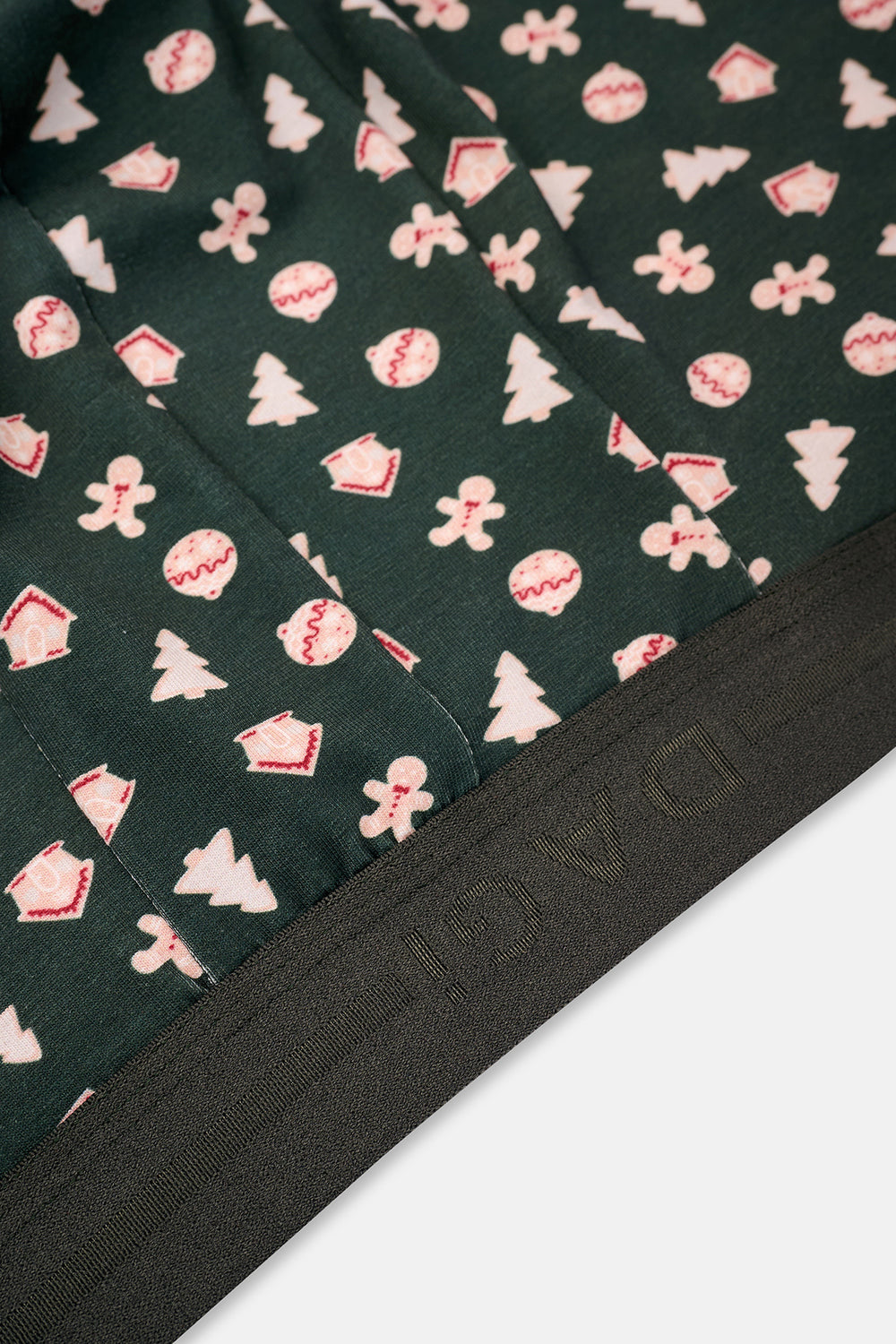 Kırmızı-Yeşil 5210 2'li Desenli Pamuk Boxer