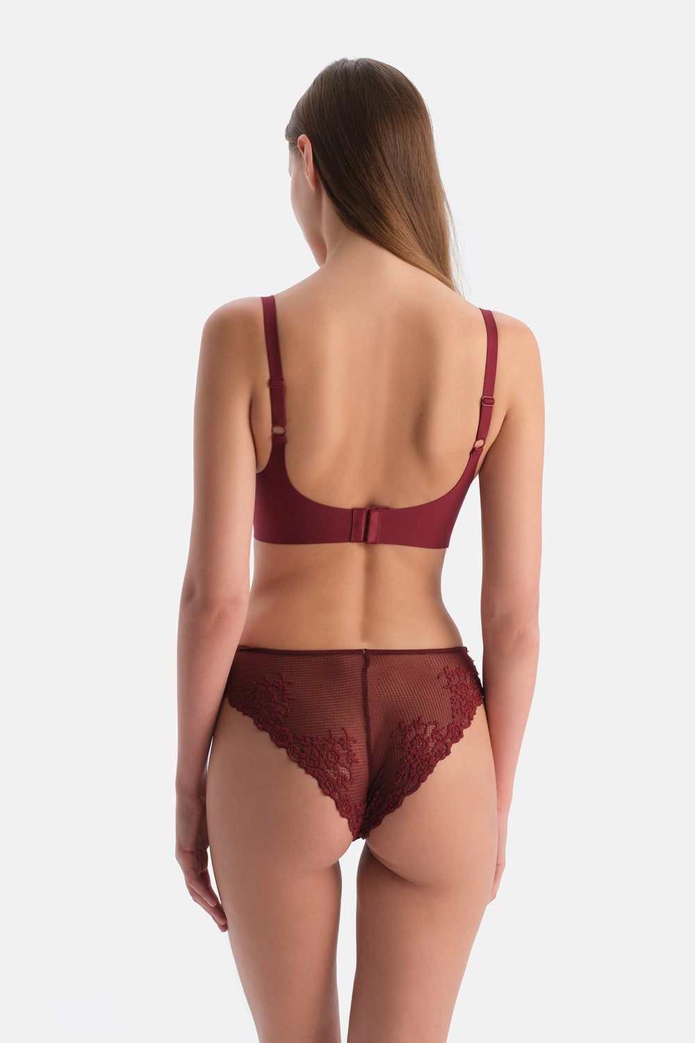 Bordo 1135KC Suzıe Balensiz Dikişsiz Sütyen