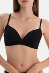 Siyah Basic Üçgen Formlu Soft Sütyen