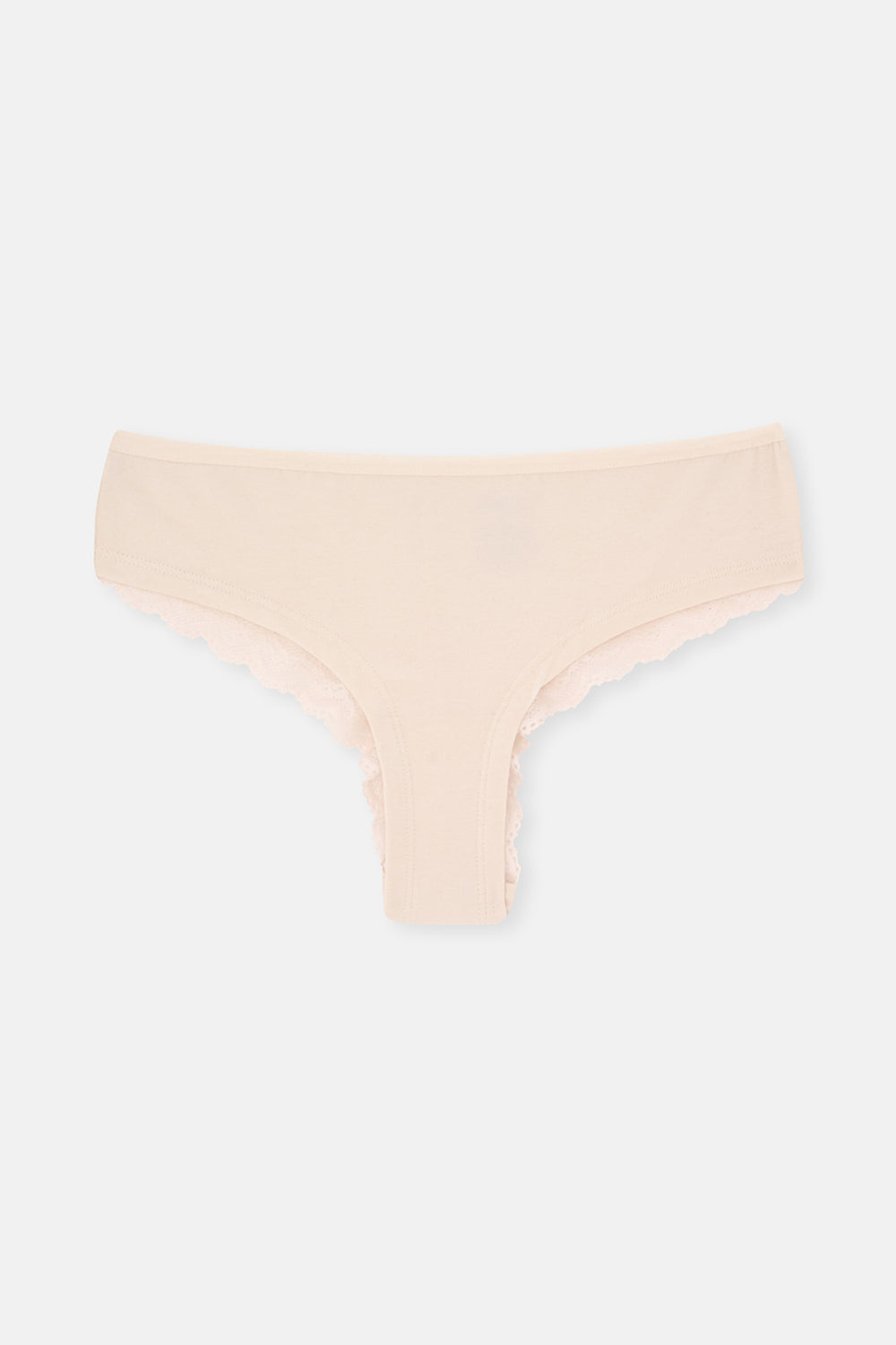 Ekru-Mavi Kadın 3'lü Brazilian Külot