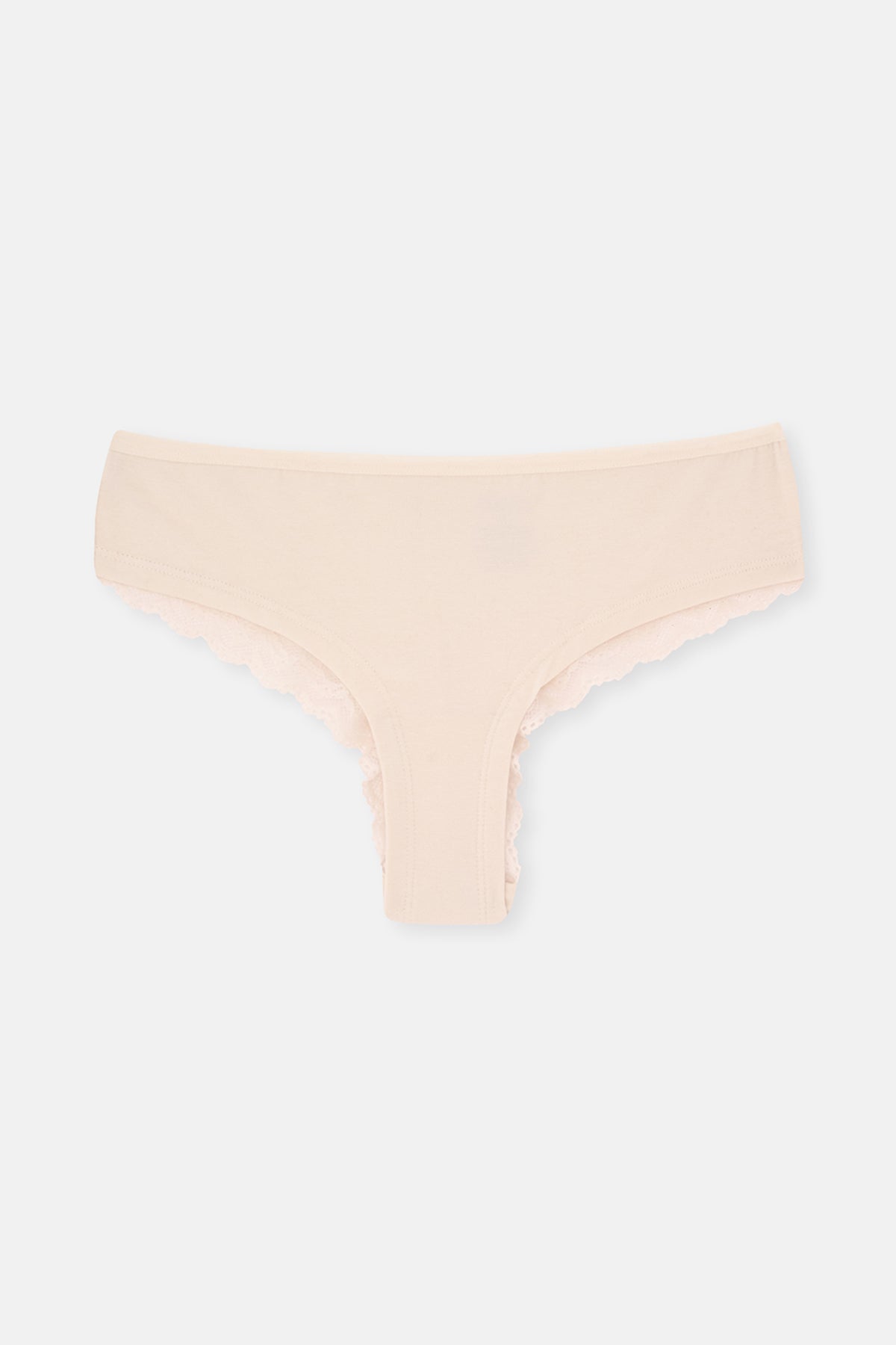 Ekru-Mavi Kadın 3'lü Brazilian Külot