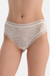 Ekru Dantelli Brazilian Külot