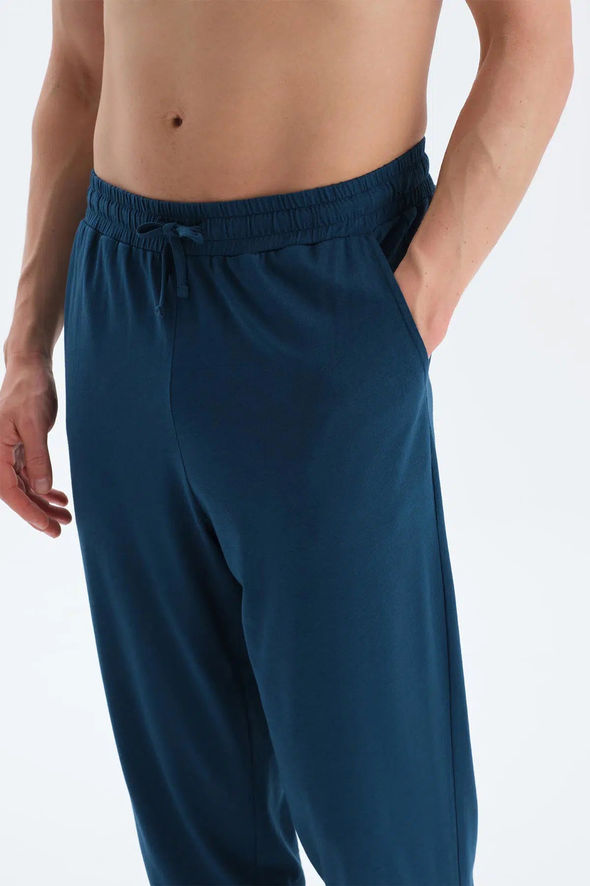Indigo Cep Detaylı Kısa Kollu Tişört Pantolon Pijama Takımı