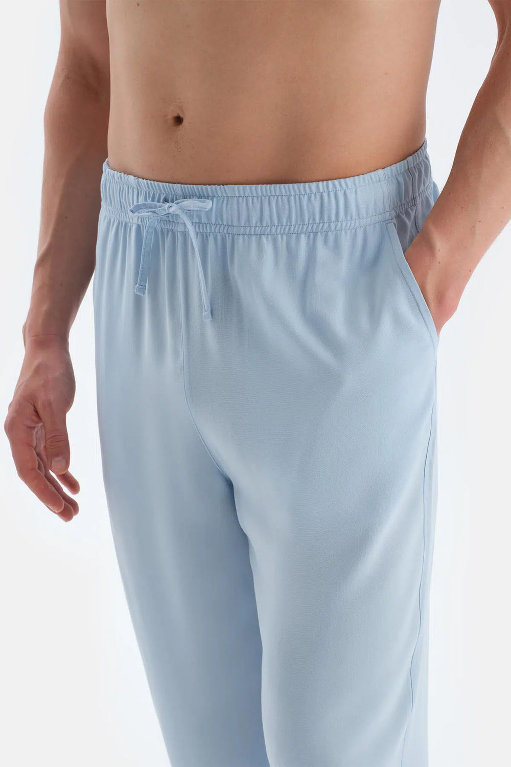 Sax Mavisi Baskı Detaylı Kısa Kollu Tişört Pantolon Pijama Takımı