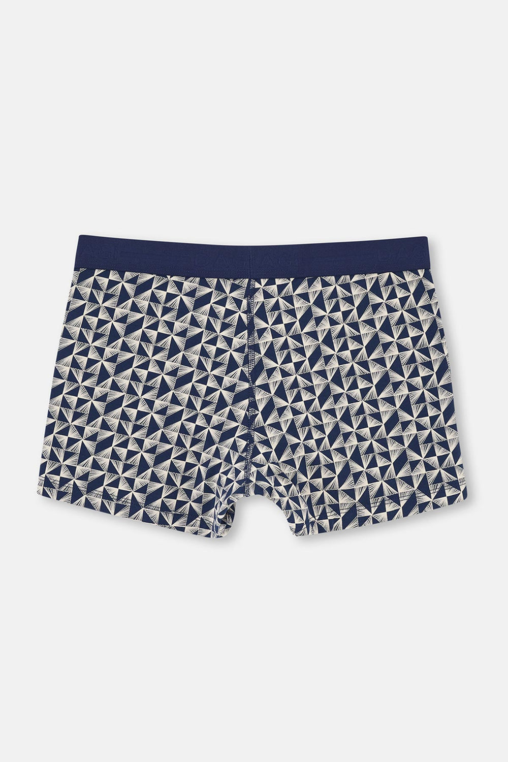 Lacivert 3'lü Desenli Pamuk Boxer