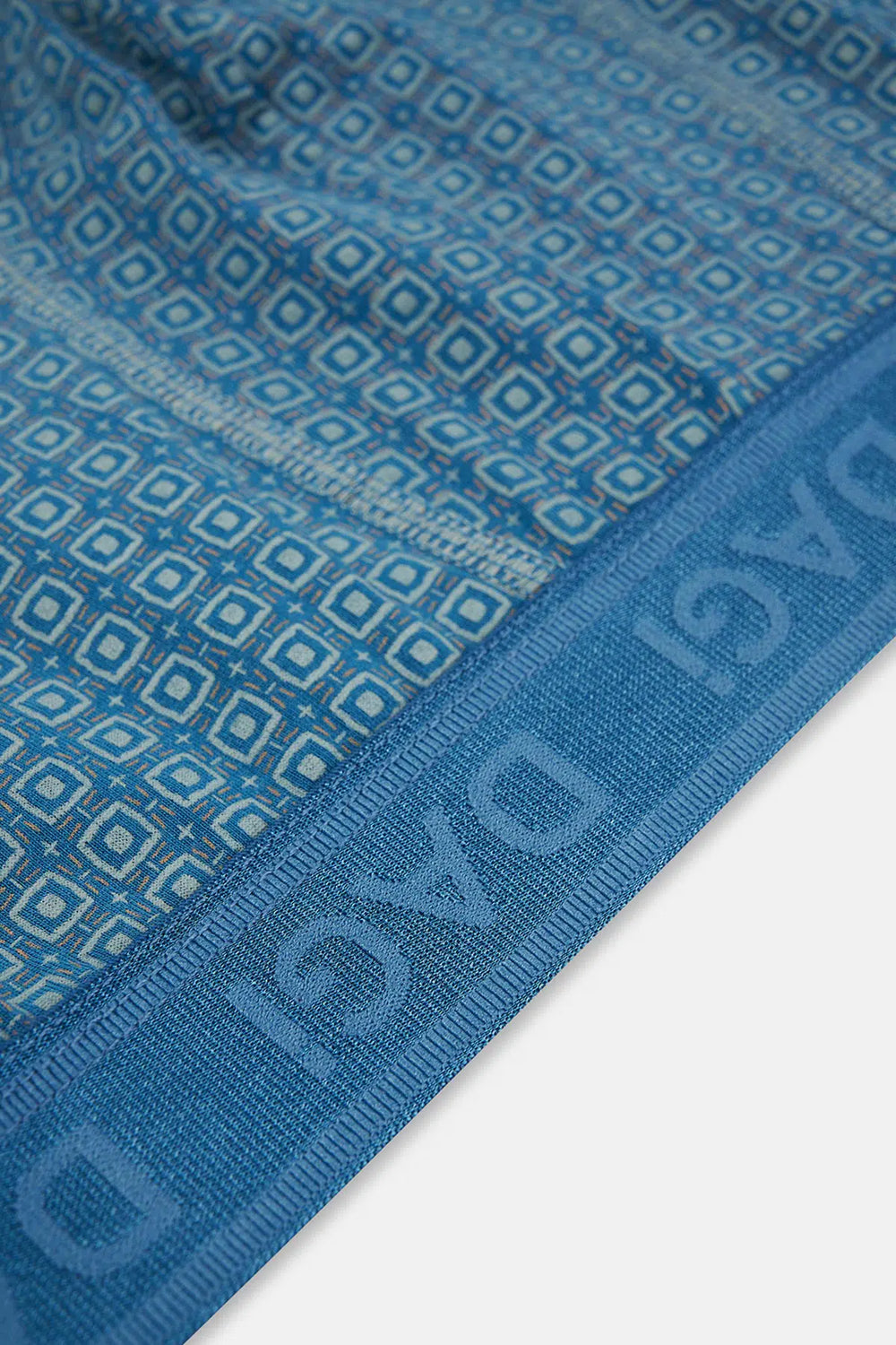 Mavi-Yeşil 3'lü Desenli Micro Modal Boxer