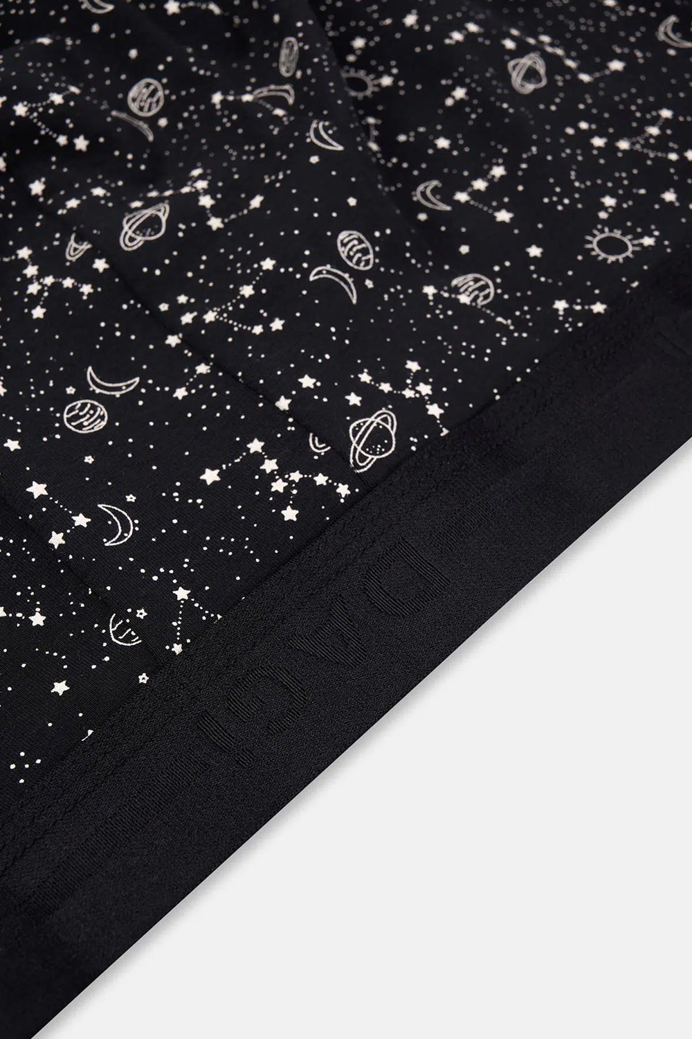 Siyah Desenli Pamuk Boxer