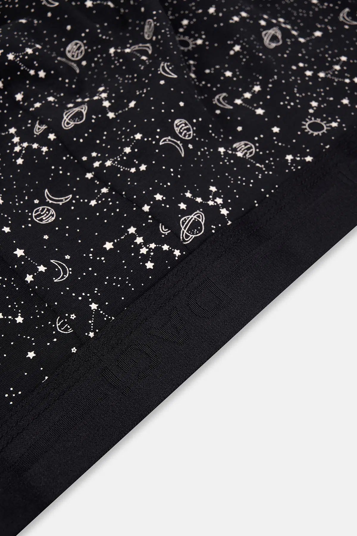 Siyah Desenli Pamuk Boxer