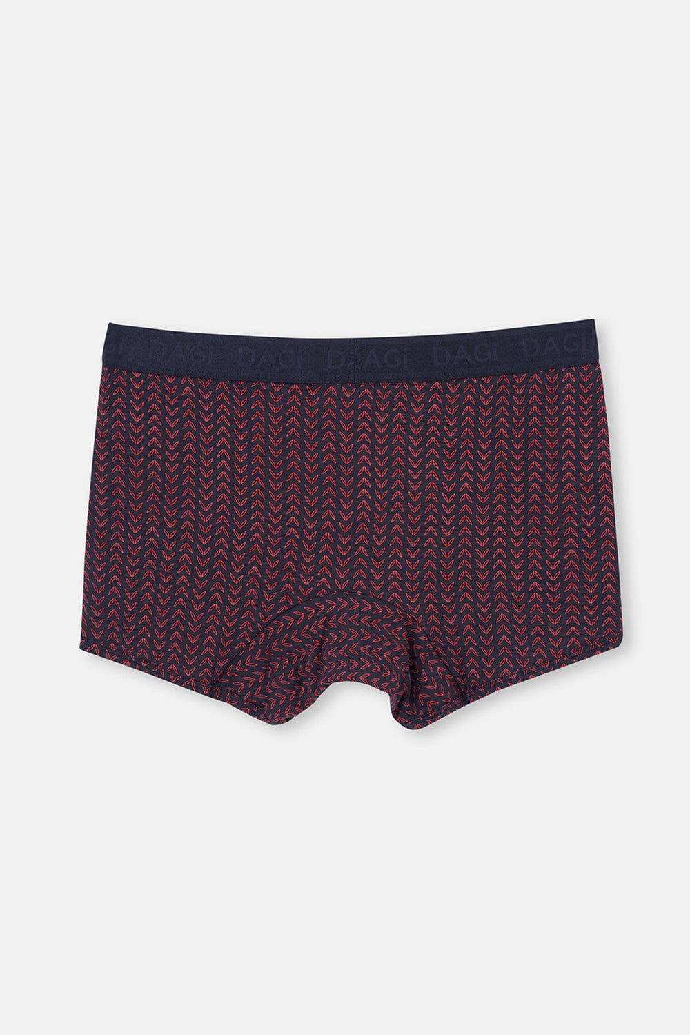 Kırmızı-Lacivert 3'lü Desenli Micro Modal Boxer