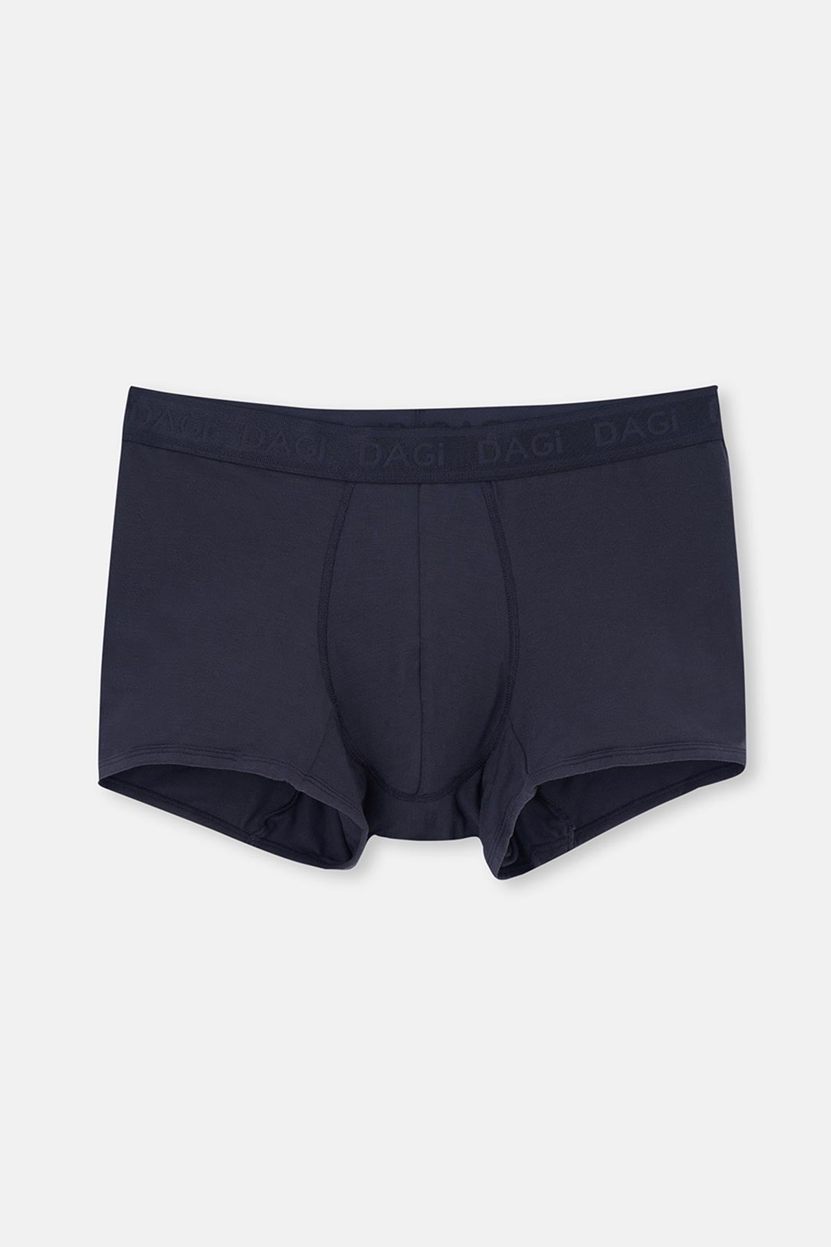 Kırmızı-Lacivert 3'lü Desenli Micro Modal Boxer