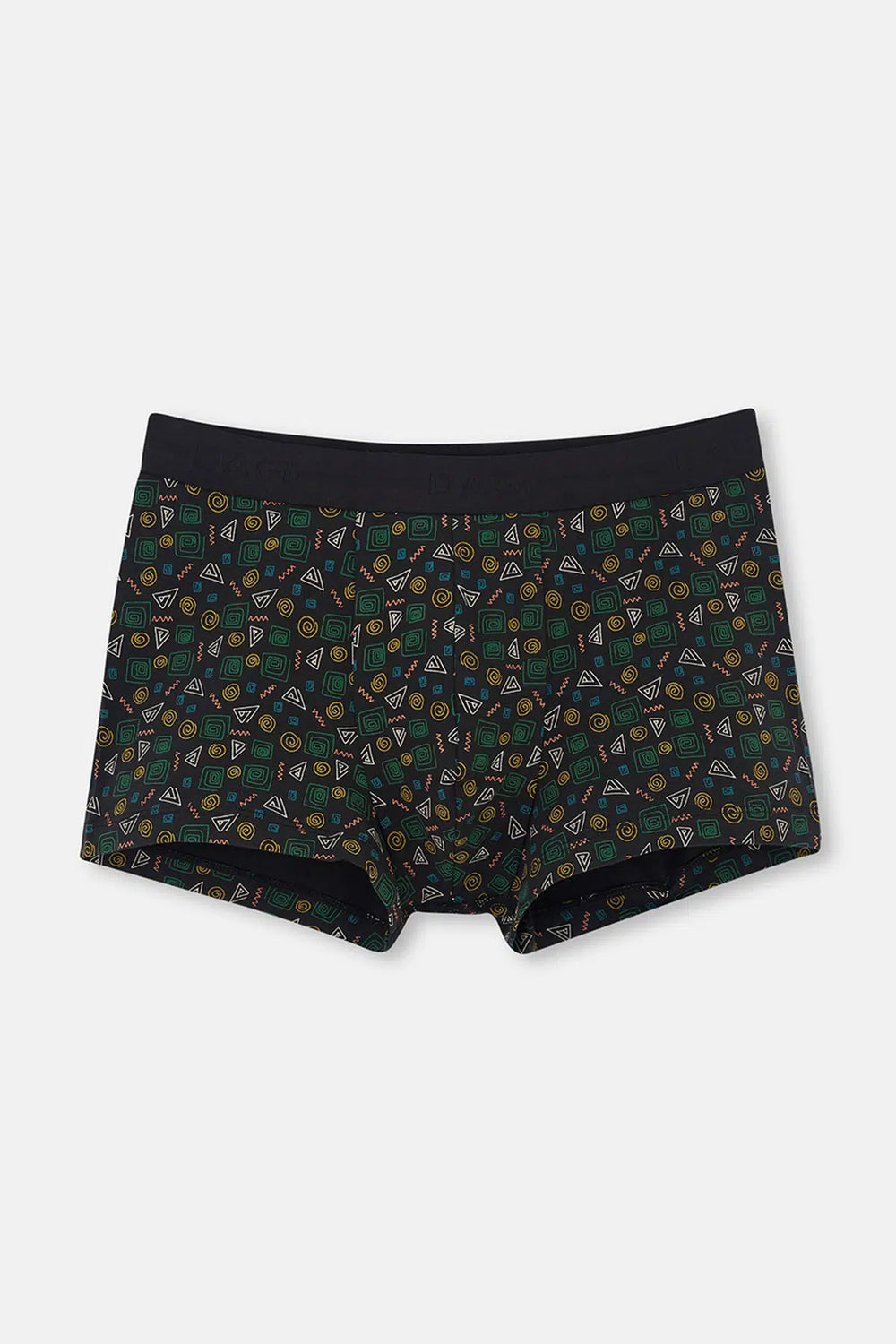 Siyah Desenli Pamuk Boxer